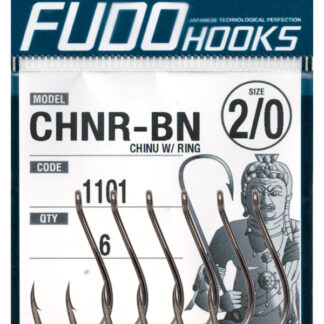 FUDO Hooks Chinu Ring Fishing Hook Gold Red Nickel Made in Japan 🇯🇵 CHNR